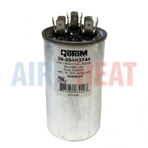 Capacitor 25/4MFD 370/440V Round Run Dual Voltage - Alltemp