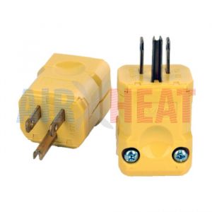 Leviton 5256-VY, Male Cord End/Plug, Square