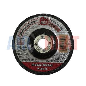 D485R - Resin Bonded Abrasives Depressed Center Cut-Off Wheels Premium A 24 R metal 4" x 1/8" x 5/8"