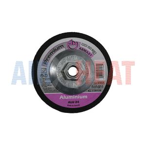 D548A - Resin Bonded Abrasives Depressed Center Grinding Wheels Premium ALU 24 aluminium 5" x 1/4" x 5/8" -11