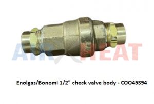 Enolgas/Bonomi 1/2" check valve body