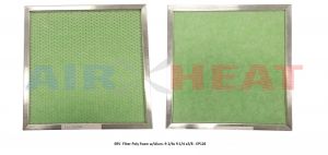 ERV Filter Poly Foam w/Alum. 9-1/4x 9-1/4 x3/8