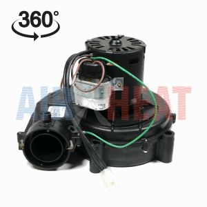 Blower Draft Inducer, Flue Exhaust 1/25HP 3450RPM 80CFM 115V York, Coleman, Luxaire  (Sub:A165)