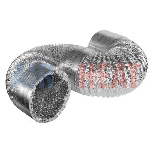 6" x 25' Non Insulated Flexible Duct  - 3 Ply Aluminum Foil