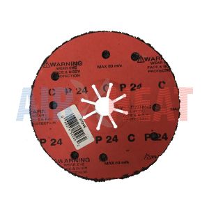 H724C - Resin Bonded Abrasives Spiral Ribbed Flexible grinding Discs (Concrete) C 16/24 concrete 7" x 7/8"