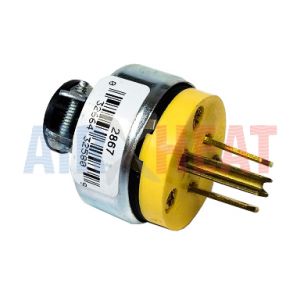 Plug, Male Ends (VINYL ARMORED CONNECTOR, 15A, 125V, NEMA 5-15 YELLOW)