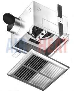 Reversomatic QCF Series 110 CFM Ultra Quiet Bathroom Ventilation Exhaust Fan QCF-110ES