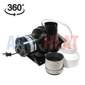 Blower Draft Inducer, Flue Exhaust 1/50HP 2970RPM 115V Rheem Ruud