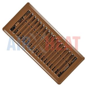 RG0251 - Imperial 4" x 12" Floor Register Brown Metal