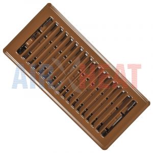 RG0227 - Imperial  10" x 4" Standard Floor Register Brown Metal