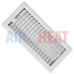 RG0246 - Imperial 10" x 4" Standard Floor Register White Metal