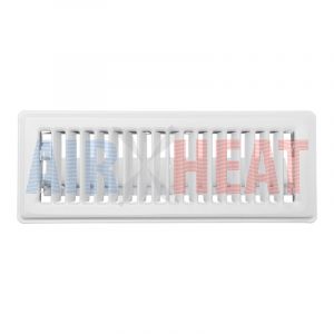 RG0282 - Imperial 4" x 14" Floor Register White Metal