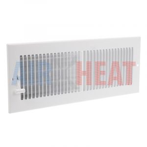 RG0297 - Imperial 12" x 4" Multi Shutter Register White Metal
