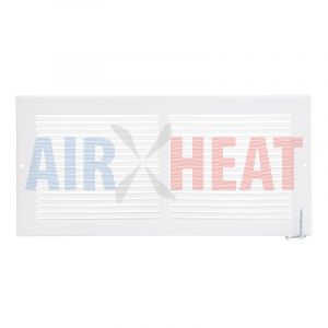 RG0418 - Imperial 14" x 6" Sidewall Return Air Grille White Metal