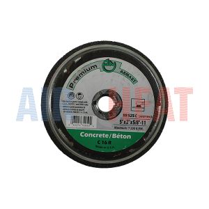 RR525C - Resin Bonded Abrasives Cup Wheel -C 16 R concrete 5" x 2" x 5/8" -11