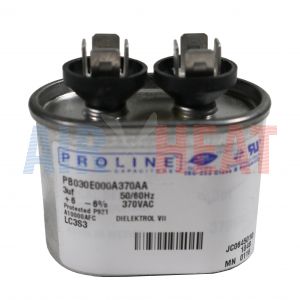 Capacitor 3mfd 370v Oval