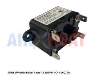 SPNO 24V Relay Power Rated 2.156" PM