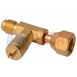 Swivel Tee w/ No Depressor 1/4"