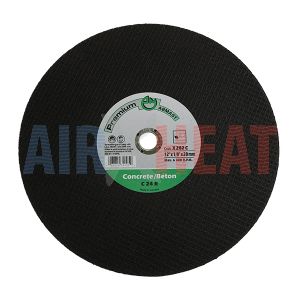 X282C - Resin Bonded Abrasives Cut-Off Wheels For Portable High Speed Power Saws Premium C 24 R concrete 12" x 1/8" x 20 mm