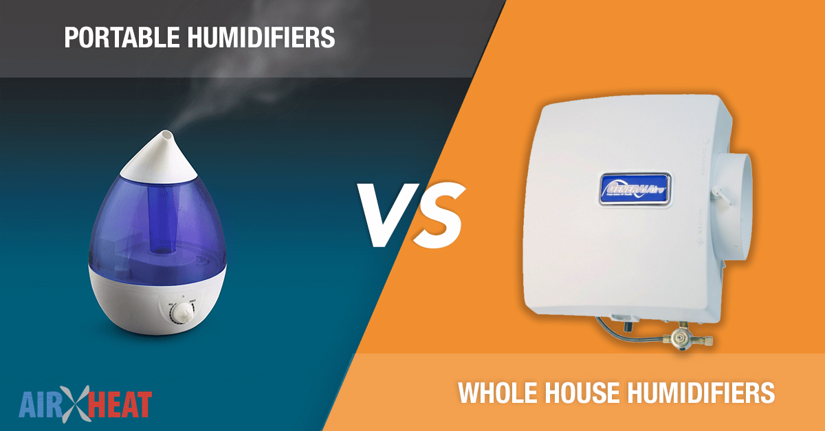 Whole House Humidifier vs. Portable Humidifiers